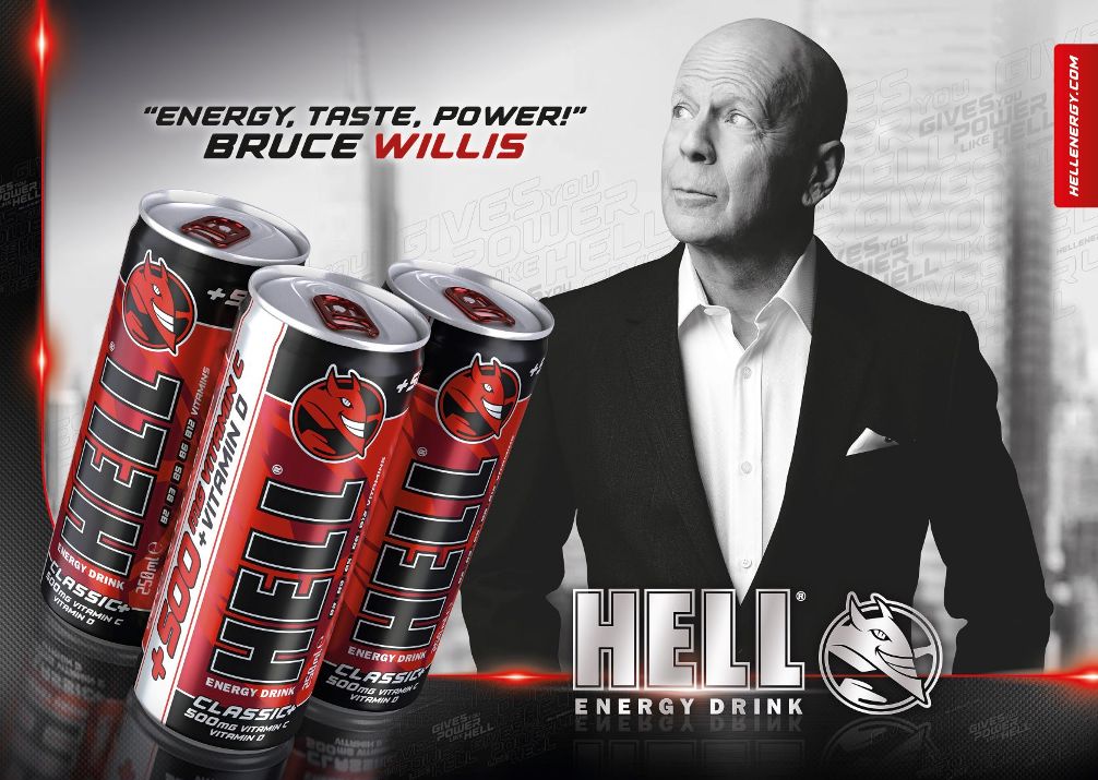 Indul a HELL új kampánya Bruce Willis-szel - Márkamonitor