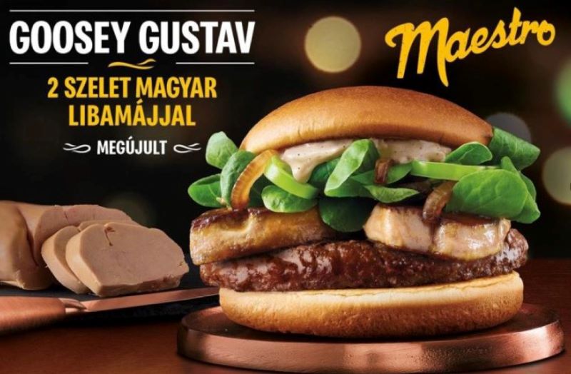Itt a Maestro Goosey Gustav, a Meki libamájas burgere - Márkamonitor